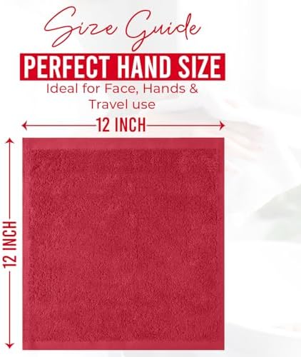 DAN RIVER 12 Pack Cotton Wash Cloths Set - Image 2