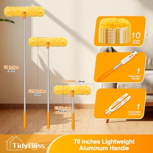 TidyBliss 6 ft Long Dusters for Cleaning Compatible - Image 5