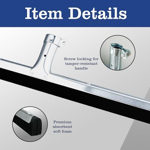 6 Pcs Double Foam Floor Squeegee - Image 4