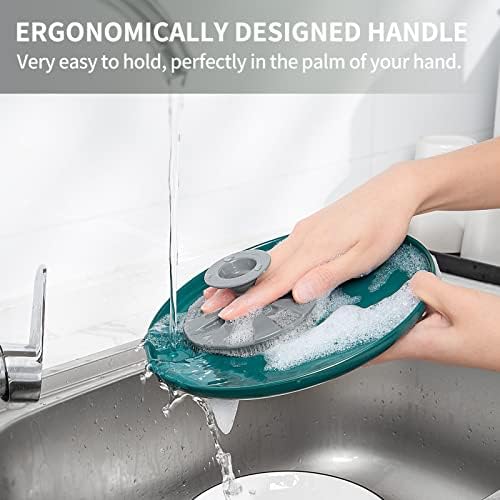 Silicone Dish Scrubber, Non-Scratch Scrub Spong - Image 2