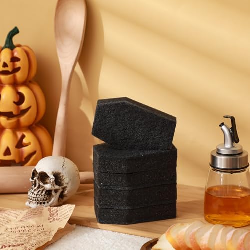 Tioncy 12 Pack Halloween Coffin Kitchen Sponges - Image 2