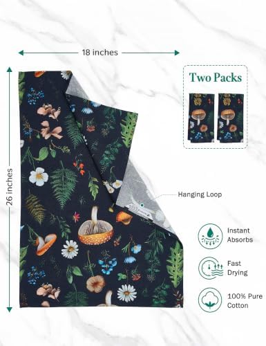 Flour Sack Kitchen Towels 2 Pack, 18x26 Inch - Image 2
