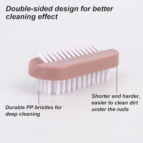 Nail Brush 4 Pack With Double Sided Bristles - Image 4