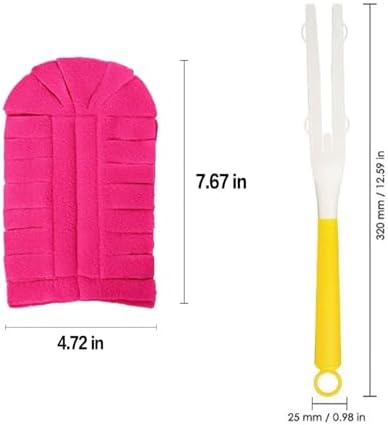 Reusable Chenille Microfiber Dust Duster, 360° Electrostatic Duster Refills — - Image 6