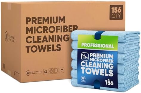Microfiber Wholesale 16" x 24" Pro Multi Surface Microfiber Towels | Case of by MicrofiberWholesale