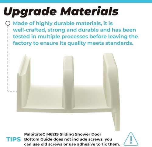M6219 Sliding Shower Door Bottom Guide - Image 6