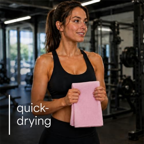 S&T INC. Microfiber Gym Towels, 6 Pack - Image 4