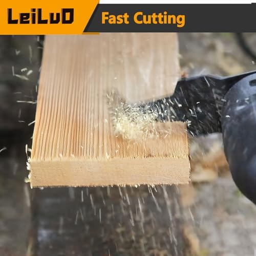 LEILUO 15Pcs Oscillating Saw Blades Wood, Japanese Teeth Multi Tool Blades - Image 6