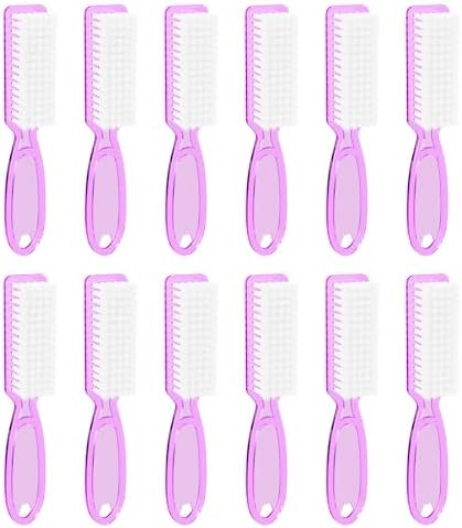 SQULIGT 12 Pcs Handle Grip Cleaning Brushes, Hand Fingernail Nail Scrub - Image 5
