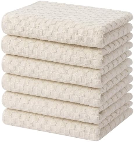 Homaxy 100% Cotton Terry Kitchen Towels by Homaxy