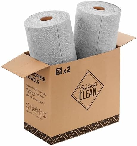 Fantasticlean Microfiber Cleaning Cloth Rolls- 150 Sheets - Image 2