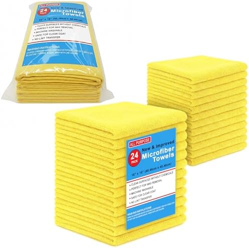 Blue Horizon Microfiber Cleaning Towels, Ultra Soft Plush Washcloth, All by BlueHorizon