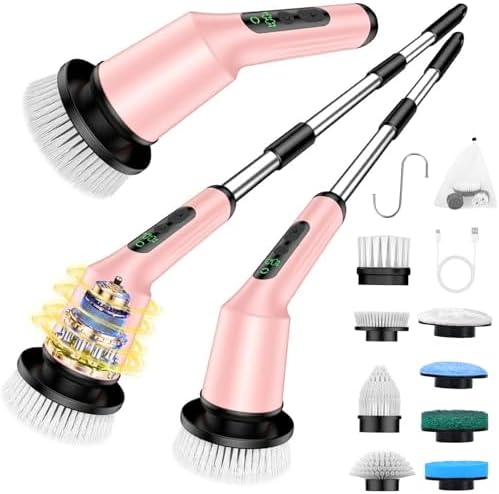 Electric Spin Scrubber for Bathroom, Shower Scrubber by CTMAST