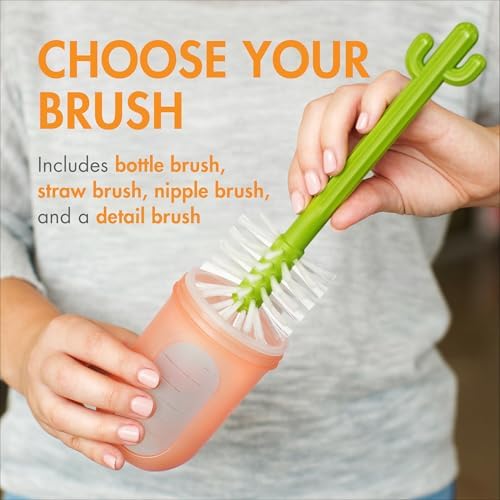 Boon Cacti Bottle Cleaning Brush Set - Image 3