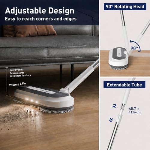 Cordless Electric Spin Mop - Image 3