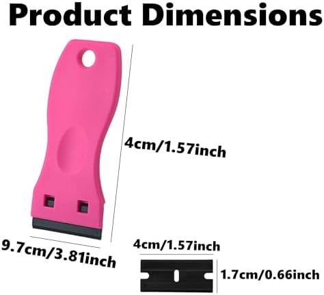 2-Pack Plastic Razor Scraper Tool - Image 2