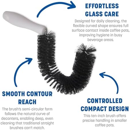 SPARTA 4015300 Polyester Curved Brush, Coffee Decanter Brush - Image 3