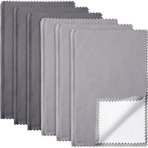 Breling 6 Pcs Silver Polish Jewelry Polishing Cloths 6 x 8 Inches by Breling