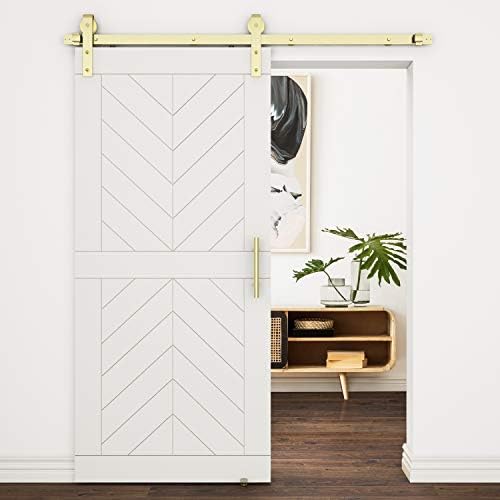 National Hardware Sliding Door Hardware Double Floor Guide, Brushed Gold - Image 5