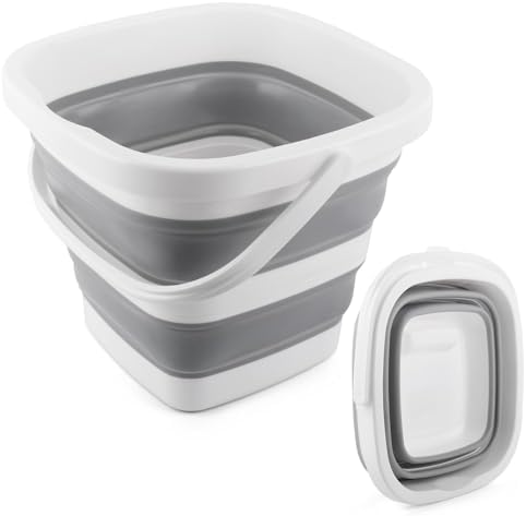 Car Wash Bucket 5L, Collapsible Bucket by BIDFUL