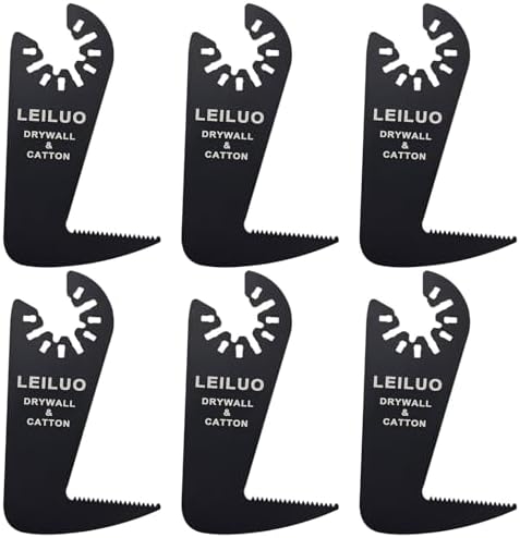 LEILUO 6Pcs Oscillating Tool Blades Drywall Cutting by LEILUOTOOLS