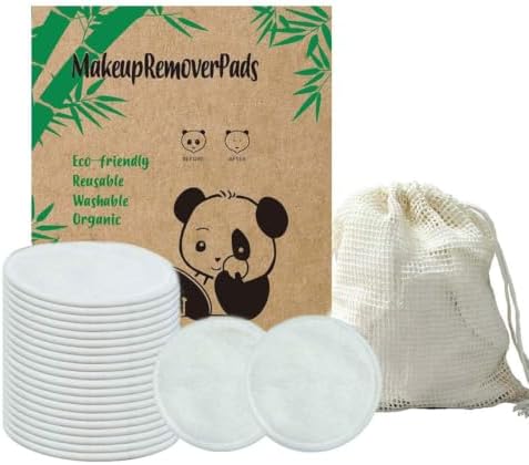 28 Pack Reusable Makeup Remover Face Pads by Sopurrrdy
