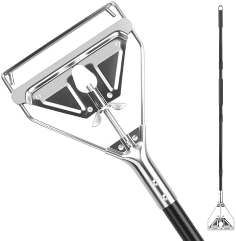 KeFanta 60" Metal Mop Handle Commercial Heavy Duty, Industrial Mop Stick by KeFanta