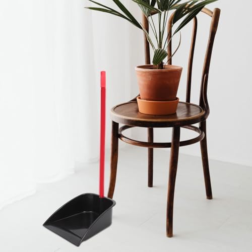 NUOBESTY Plastic Dustpan with Long Handle Upright Lobby Dustpan Stand Up Indoor - Image 6