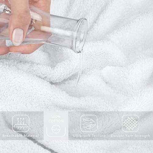 Cotton Paradise 100% Cotton Turkish Towel, Soft Absorbent Quick Dry, 40x80 - Image 4