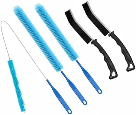 5 Pcs Dryer Vent Cleaner kit, Refrigerator Coil Cleaning Brush, Home by juntianze