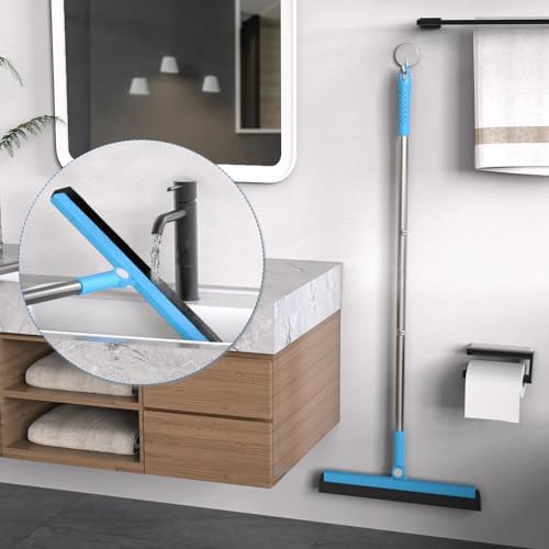 KOLLIEE Floor Squeegee Adjustable 59'' Long Handle Professional Floor Squeegee - Image 5