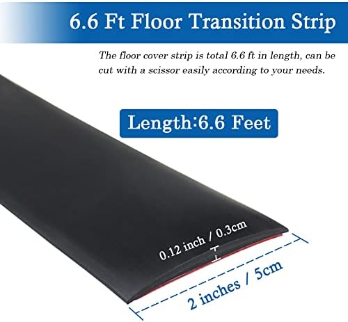 FONUNO Vinyl Floor Transition Strip Self Adhesive Threshold Strip - Image 6