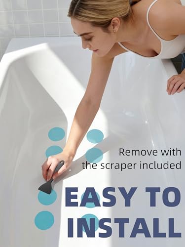 Secopad 24PCS Round Non Slip Bathtub Stickers - Image 6