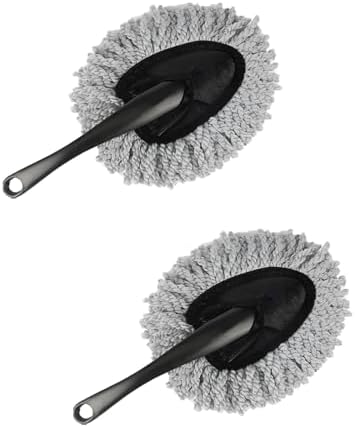 KVAEY 2 PCS Car Dash Duster Brush, Super Soft Microfiber Multi-Functional Car by KVAEY