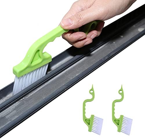 2pcs Hand-held Groove Gap Cleaning Tools Door Window Track Kitchen Cleaning by Rienar