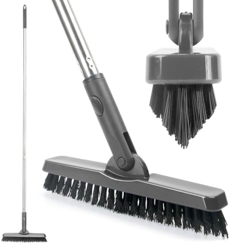 CELOX Grout Brush with Long Handle, Tile Grout Cleaner Brush by CELOX