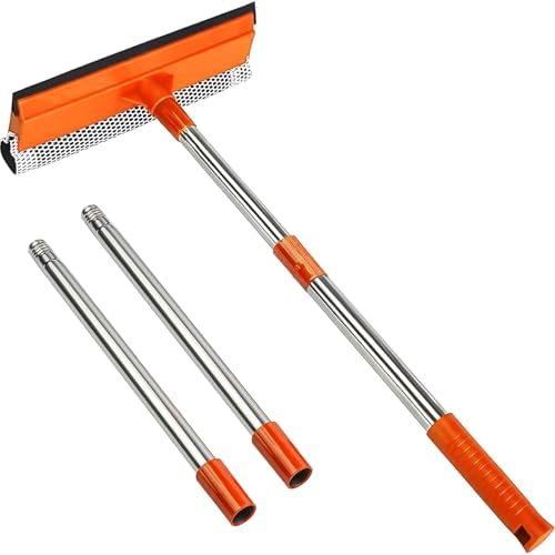 2-in-1 Adjustable Window Squeegee by Makelifeeasier