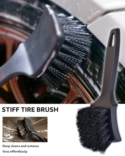 oesee PRO Choice 4 Pack Wheel Cleaning Brush Kit - Image 4
