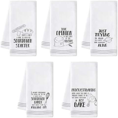 R HORSE Funny Baking Kitchen Dish Towels by RHORSE