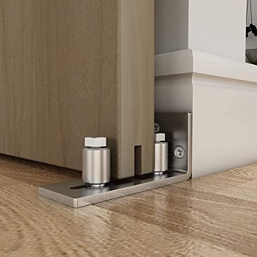 JUGREAT Barn Door Mounted Stainless Steel Sliding Door Guide-1 Pack - Image 5