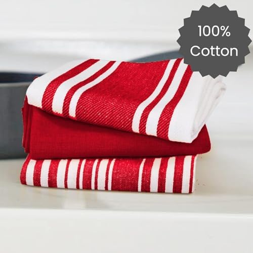 Cotton Clinic Kitchen Dish Tea Towels, 16x28 Inch - Image 3