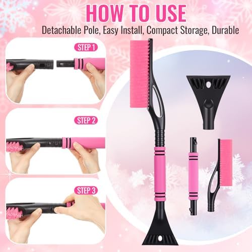 Lasnten 24'' Snow Brush and Ice Scraper - Image 3