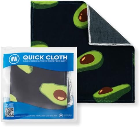 Microfiber Wholesale Quick Cloth Glasses Cleaning Cloths 8x8 Avocado 1-Pack by MicrofiberWholesale