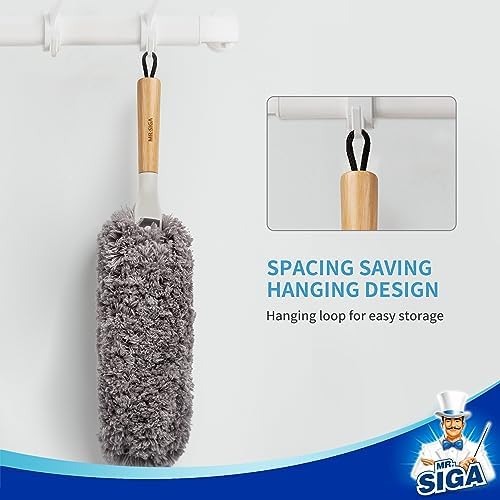 MR.SIGA Lint Free Microfiber Duster, Washable Duster - Image 5