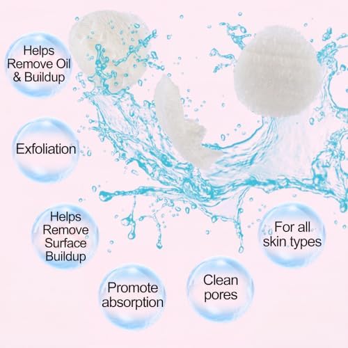 150 Pcs Natural Loofah Exfoliating Pads 2.36" - Image 3