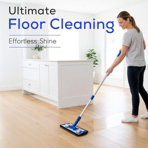 Microfiber Flat Mop with 360° Rotation - Image 2