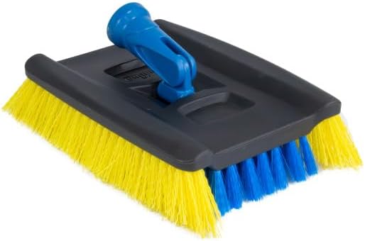 Unger Professional Lock-On Wood & Composite Deck Brush, Scrub by Unger