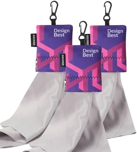 Seiber Microfiber Glasses Cleaning Cloth, Neoprene Pouch by SEIBER