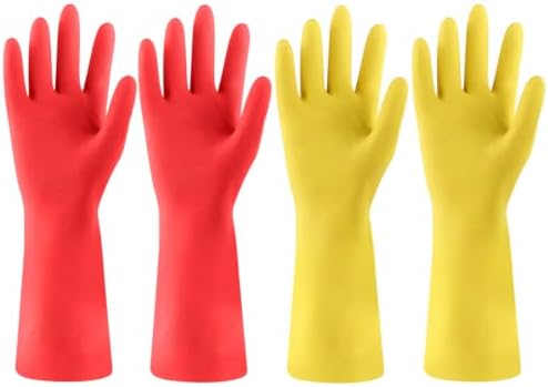 Rubber Kitchen Dishwashing Gloves by Unknown