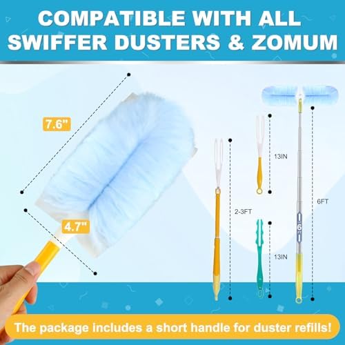 Duster Refills for Swiffer Dusters，Strong Static Dust Removal，Duster Refill - Image 5